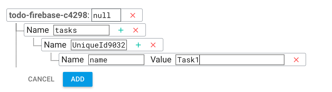 ionic firebase angularfire manually add task