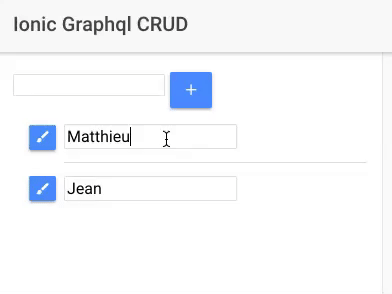 ionic graphql node apollo CRUD read only